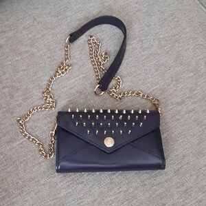 Rebecca Minkoff Purple Studded Crossbody wallet